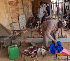 Animaux en métal recyclé Burkina Faso