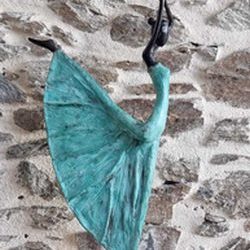 Scuplture bronze Burkina Faso