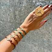 🌟Nouveautés🌟Découvrez nos bracelets en bronze et cuir ornés de cauris ou poids Baoulé, une fusion chaleureuse entre histoire et modernité.Plongez dans une élégance intemporelle :🐚Le cauri, coquillage qui servait autrefois de monnaie en Afrique, symbole de prospérité et de protection. 💰Le poids Baoulé servait à mesurer l'or, symbole de vérité et d'équilibre.🌍Créations originales de notre bijoutier sénégalais Matar.Quel sera votre préféré ? Quelle couleur choisissez-vous ? Bague assortie, n'hésitez-plus😉Pour un look bohème chic, en accumulation, jouez l'assortiment des couleurs. A shopper en boutique ou par DM. . . . #pornic #destinationpornic #bijouxoriginaux ##bijouxafricains #bijouxnantes #bijouxparis #ethniquechic #bijouxethniques #bijouxéthiques #bijouxbohemes #boutiquepornic #artisanatdumonde #artisanatafricain #madeinafrica #bohostyle